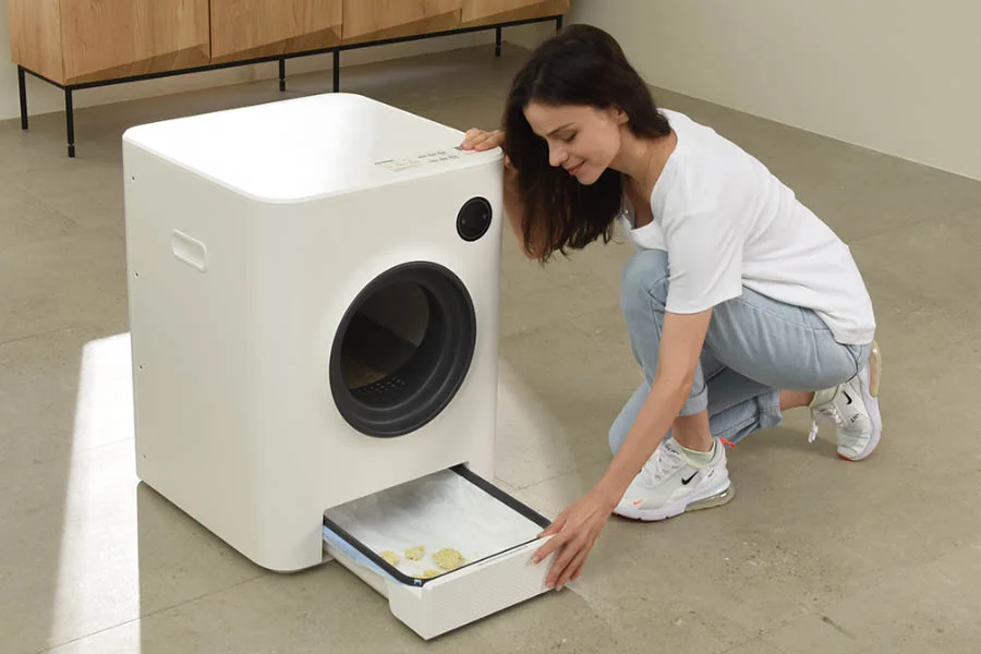 pet safe self cleaning litter box
